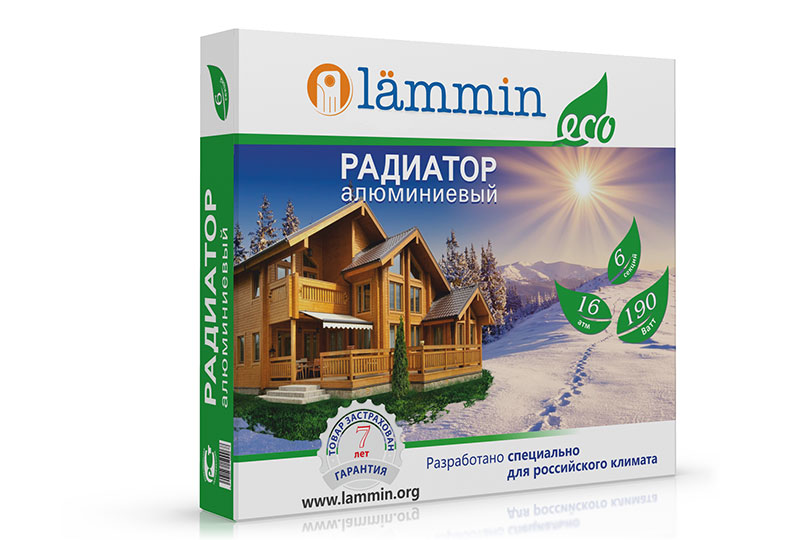 Радиатор  Lammin ECO AL-500/80